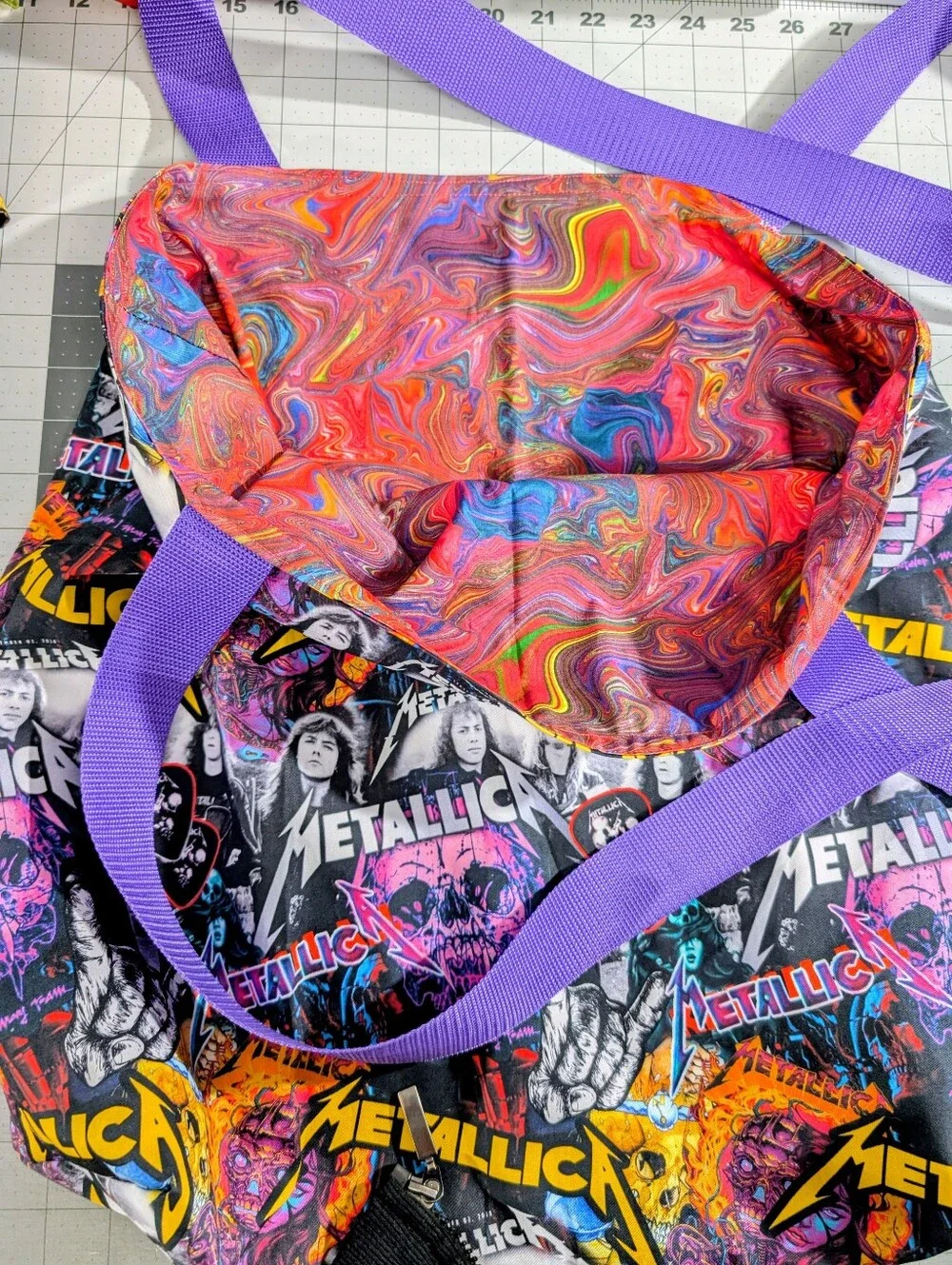 Metallica, Reusable, Reversible Tote Bag
